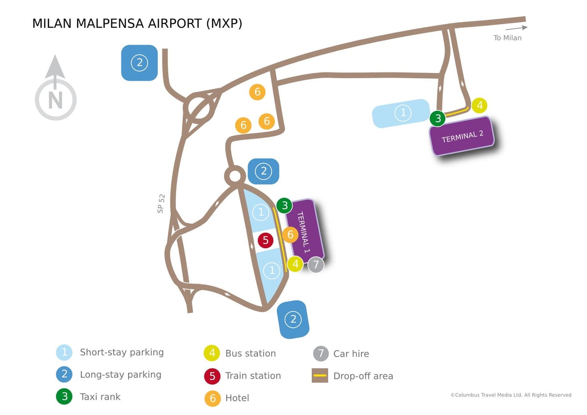 milan malpensa1 터미널 지도