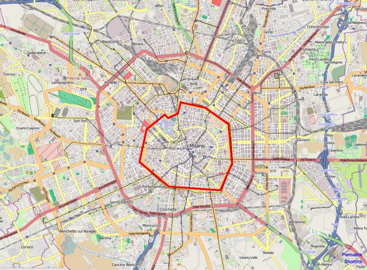 밀라노 지역 c 맵
