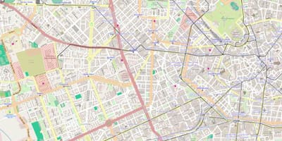 산 시로에 밀라노 지도